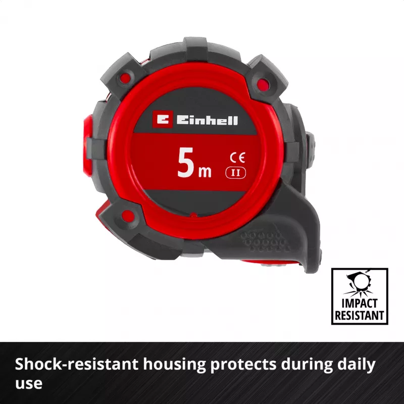 EINHELL-KWB Meetlint, 5 m (Zwart/Rood)