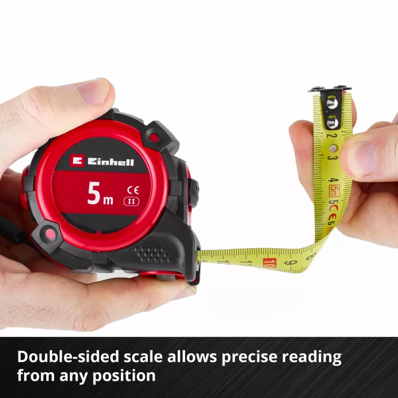 EINHELL-KWB Meetlint, 5 m (Zwart/Rood)