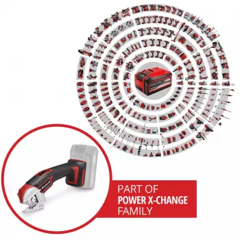 EINHELL Power X-Change universele snijder TE-UC 18/6 Li - Solo, 18V (zwart/rood, zonder accu en oplader)