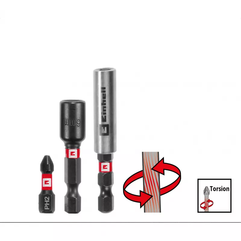 EINHELL XL-CASE impact bit- en boorset, 95-delig, boor- & bitset