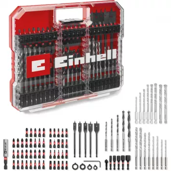 EINHELL XL-CASE impact bit- en boorset, 95-delig, boor- & bitset