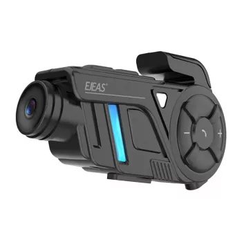 EJEAS K1Pro+ Motor Intercom met 1080P-recorder - Enkele Intercom