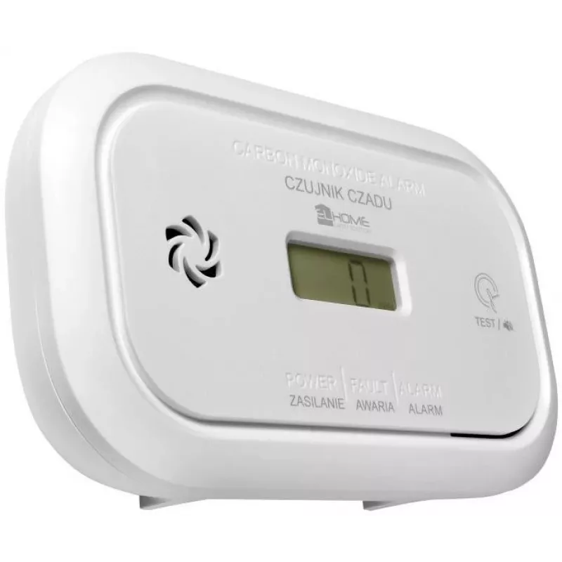 EL-HOME CD-17A2v2300/B koolmonoxidemelder met LCD-display en 9V-noodstroomvoorziening