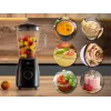ELDOM BK6 NOXAR Standmixer, 1,8 L gehard glas, zwart, 22000 rpm, Pulse