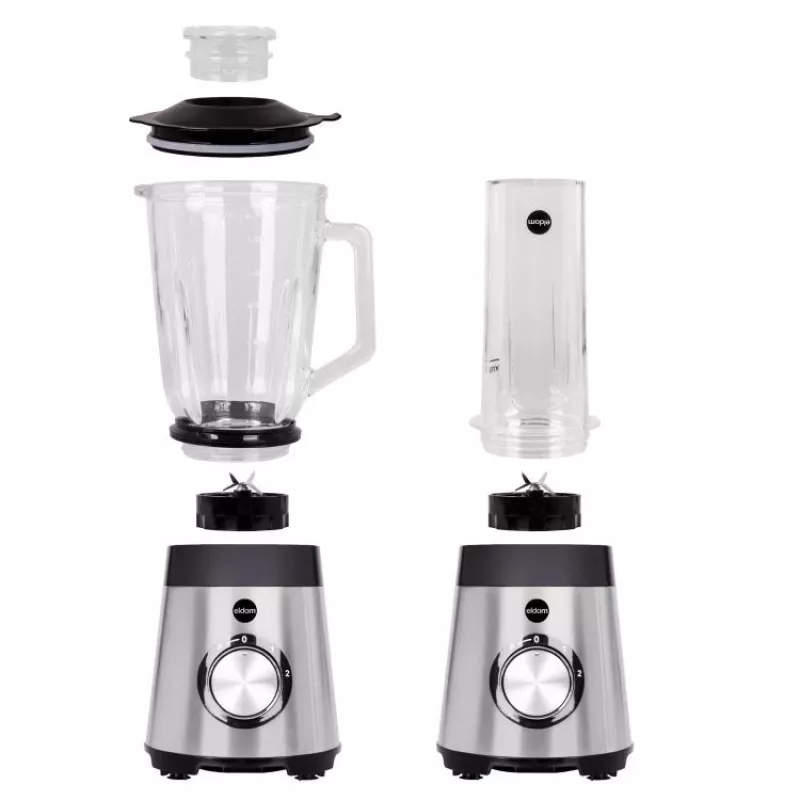 ELDOM BK7S STALO 2.0 L staafmixer 1000 W zwart/zilver