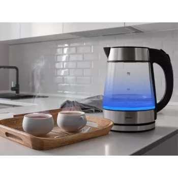 ELDOM C420 KETTY GLASS draadloze waterkoker 1,7 L 2200 W