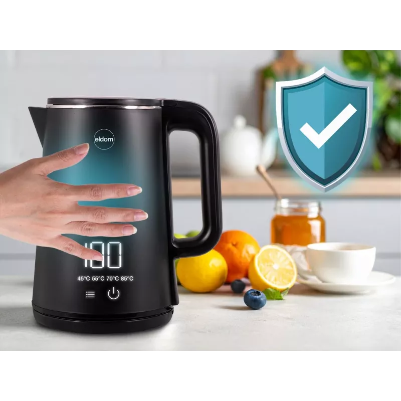 ELDOM C515C Draadloze waterkoker 1,8 L 2000 W zwart