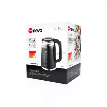 Eldom C540 waterkoker 1,7L 2000W roestvrij staal zilver/zwart