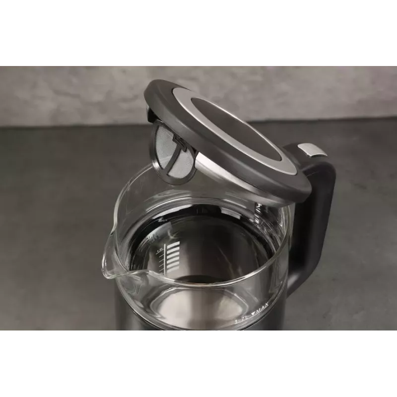 Eldom C540 waterkoker 1,7L 2000W roestvrij staal zilver/zwart