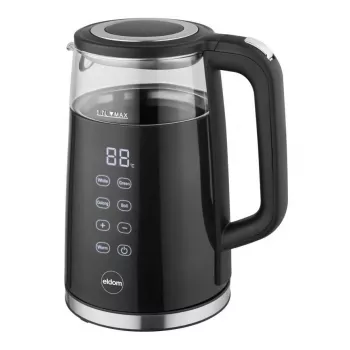 Eldom C540 waterkoker 1,7L 2000W roestvrij staal zilver/zwart