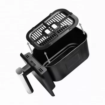 ELDOM FR200 heteluchtfriteuse, 9 L, 2200 W, Dual Drawer