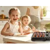 Eldom GK110 contactgrill, 800 W, zwart/zilver