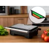 Eldom GK110 contactgrill, 800 W, zwart/zilver