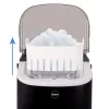 ELDOM KS230 ijsblokjesmachine - 12 kg/24u, 2,2L tank, 9 blokjes per cyclus, zilver/zwart