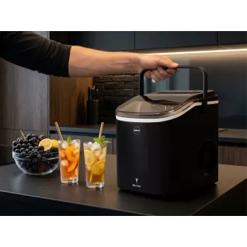 ELDOM KS230 ijsblokjesmachine - 12 kg/24u, 2,2L tank, 9 blokjes per cyclus, zilver/zwart