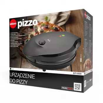 ELDOM ST1000 Pizzo pizzamaker, 1450 W, 32 cm plat, zwart