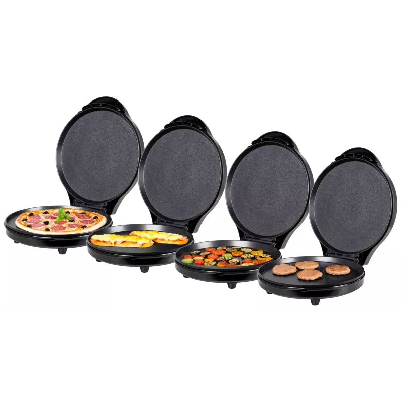 ELDOM ST1000 Pizzo Pizzamaker, 1450 W, plaat van 32 cm, zwart