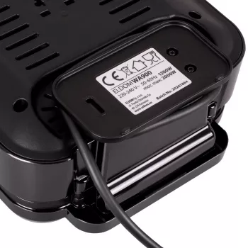 ELDOM WA900 wafelijzer 1200W zwart