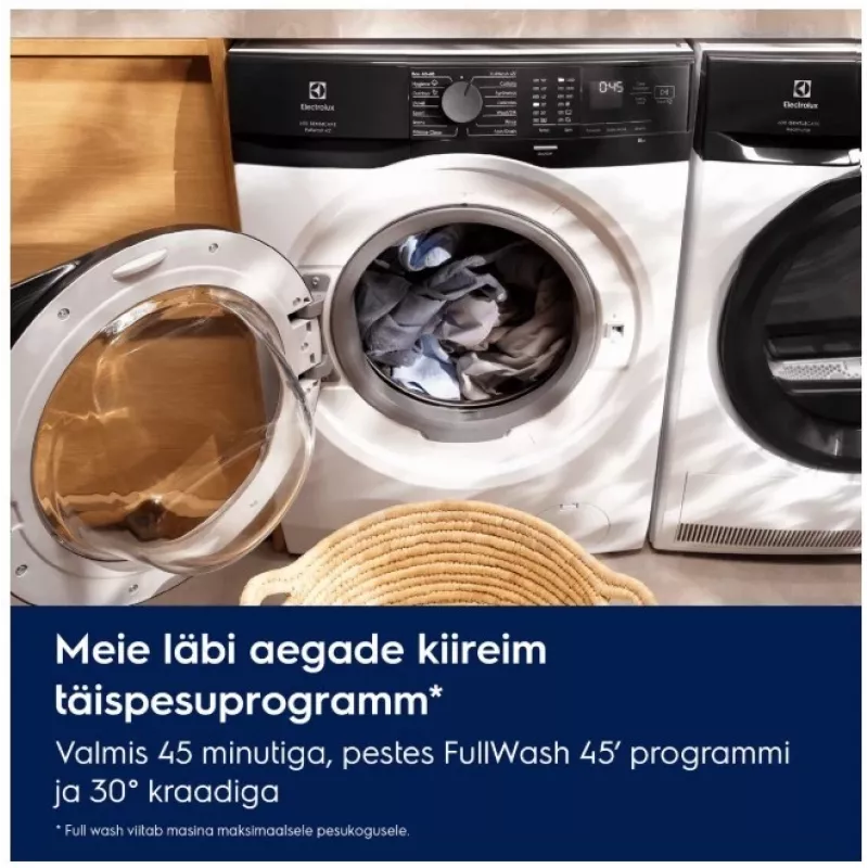 Electrolux EW6F8492E 9kg 1400rpm voorlader wasmachine (invertermotor, energieklasse A, wit)