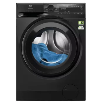 Electrolux EW8FG5602CDE vrijstaande frontlader wasmachine met UltraCare en stoomprogramma, 10 kg, 1600 t/min, zwart
