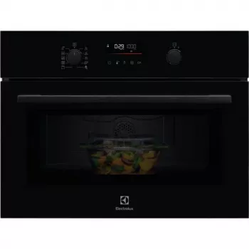 Electrolux LVM6E46Z Inbouw-Combinatiemagnetron met grill, 46 L, 900 W, touchbediening, Zwart
