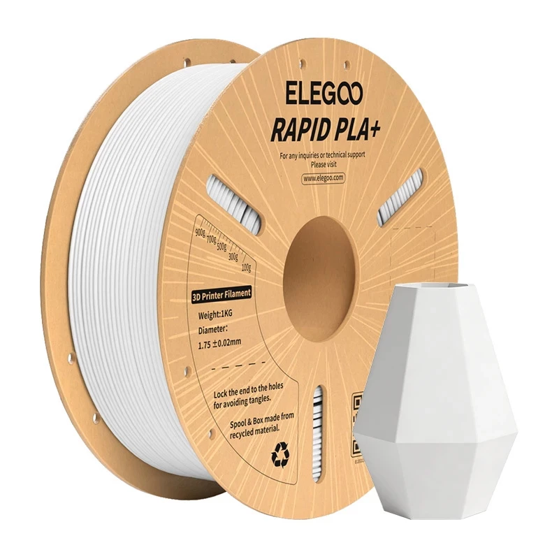 ELEGOO Rapid PLA+ filament (wit) 1,75 mm 1 kg