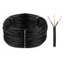 ELEKTROKABEL OMY 3x1,5 mm² 300/300V flexibele PVC-elektrokabel, zwart