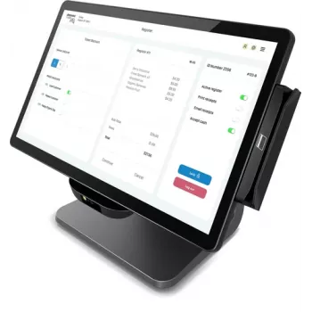 Elo Touch Solutions Elo E-Series 3 all-in-one 15,6 inch Intel N97 8GB 128GB SSD geen OS geen Wi-Fi