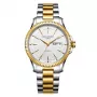 EMILE CHOURIET heren automatisch horloge 091155G656280 40mm roestvrij staal antracietgrijze wijzerplaat zwart leer