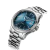 EMILE CHOURIET heren automatisch horloge 40mm RVS zwarte wijzerplaat