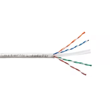 EMITER Emitter Net UTP (U/UTP) Cat.6 kabel 450MHz, draad, standaard, PVC, grijs