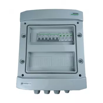 EMITER hermetische AC-aansluitverdeelkast IP65 met Noark Type 2 overspanningsbeveiliging, 2x25A 3-fase