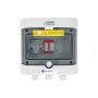 EMITER schakelapparatuurcombinatie AC hermetisch IP65 EMITTER met AC Dehn Type 2 overspanningsbeveiliging, 16A 1-polig, aardlekschakelaar Type A 40A/300mA