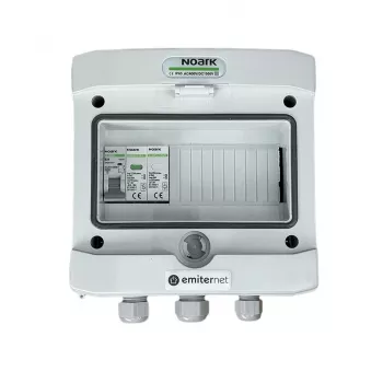 EMITER schakelapparatuur gemonteerd AC hermetisch IP65 overspanningsafleider Emitter Noark Type 1+2, 20A 1-F
