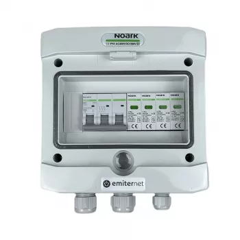 EMITER schakelkast montage AC hermetisch IP65 overspanningsafleider Emitter Noark Type 2, 20A 3-polig