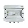 EMITER schakelinstallatie aangebouwd AC hermetisch IP65 overspanningsafleider Noark type 2, 50A 3-fase, aardlekschakelaar type A 63A/300mA