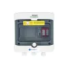 EMITER schakelkast aangesloten AC hermetisch IP65 met Dehn Type 2 overspanningsafleider, 20A 1-fase