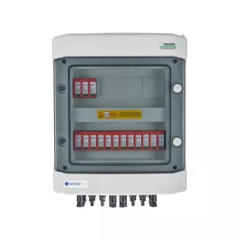 EMITER schakelapparatuur aangebouwde DC hermetische IP65 EMITTER met Dehn 1000V Type 2 DC-overspanningsafleider, 5x PV-string, 5x MPPT