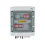 EMITER Schakelinstallatie DC/AC hermetisch IP65 EMITTER met DC-overspanningsbeveiliging Dehn 1000V Type 2, 2 x PV-string, 2 x MPPT // en AC Dehn Type 2, 10A 3-fasen, RCD type A 40A/300mA