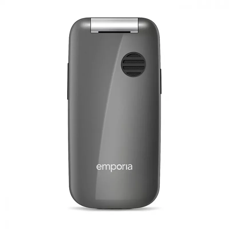 Emporia ONE V200i 2G klaptelefoon met grote toetsen, Space Grey/zilver