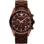 Emporio Armani AR5982 heren chronograaf edelstaal horloge 43mm