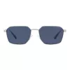 EMPORIO ARMANI EA2140-304580 zonnebril heren mat zwart grijs rechthoekig