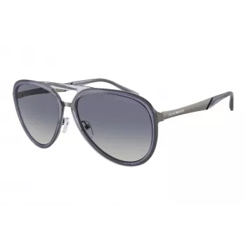 EMPORIO ARMANI EA2145-33584L heren gepolariseerde zonnebril - mat zwart