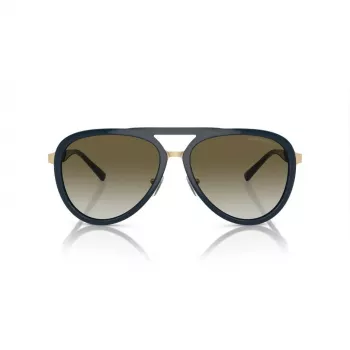 EMPORIO ARMANI EA2145-33598E heren rechthoekige zonnebril mat zwart donkergrijs 59mm