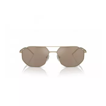 EMPORIO ARMANI EA2147-30025A zonnebril mat zwart grijs rechthoekig heren