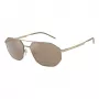 EMPORIO ARMANI EA2147-30025A zonnebril mat zwart grijs rechthoekig heren
