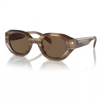 EMPORIO ARMANI EA4230U614973 rechthoekige zonnebril mat zwart donkergrijs 48mm
