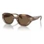 EMPORIO ARMANI EA4230U614973 rechthoekige zonnebril mat zwart donkergrijs 48mm