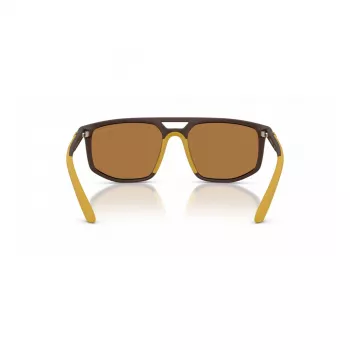 EMPORIO ARMANI EA4248U62586H heren zonnebril mat zwart grijs spiegel zilver 58mm