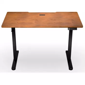 ENDORFY Atlas S Electric in hoogte verstelbaar bureau walnoot/zwart 120x60 cm